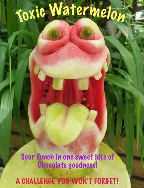 Toxic Watermelon Popcorn