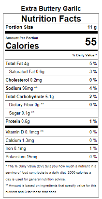 Extra Buttery Garlic Popcorn